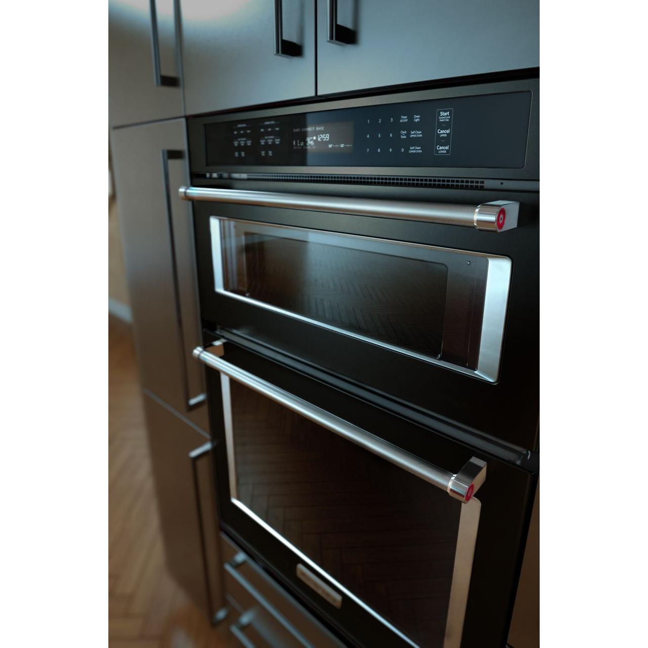 KitchenAid 30-inch, 5 cu. ft. Built-in Combination Wall Oven with Convection KOCE500EBS