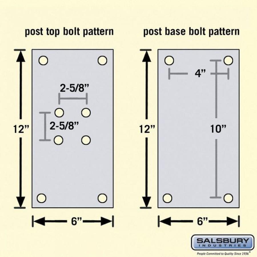 Salsbury Industries 3.5 Ft. H Pedestal