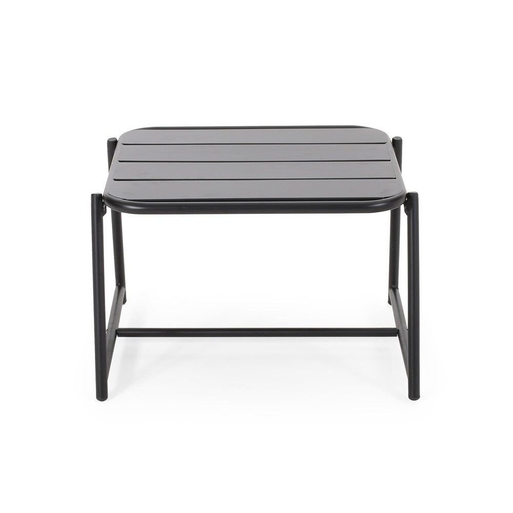 Cowan Iron Outdoor Side Table by Christopher Knight Home