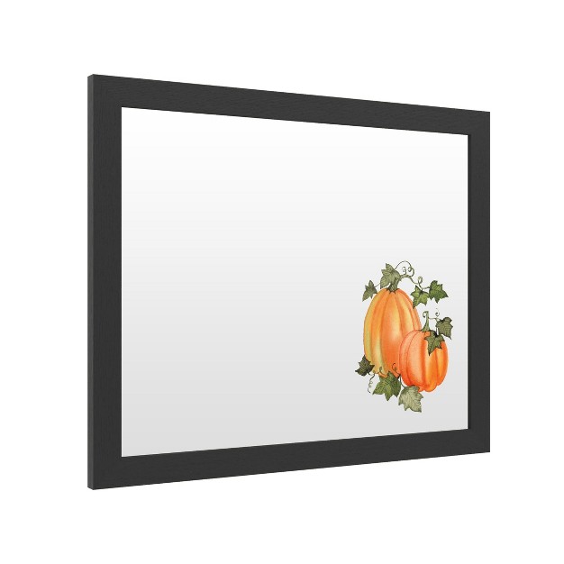 Trademark Fine Art Dry Erase Marker Board With Printed Artwork Kathleen Parr Mckenna x27 pumpkin And Vines I x27 White Board