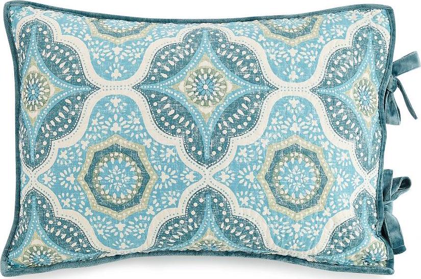 Better Homes and Gardens Aqua Velvet Medallion Quilt， Full/Queen