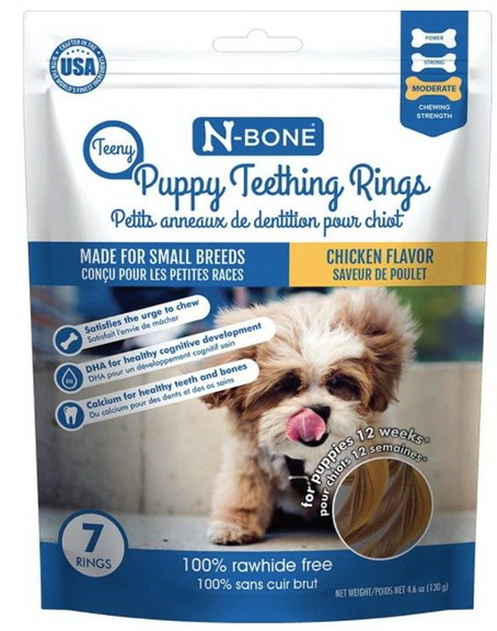 N Bone Teeny Puppy Teething Rings Chicken Flavor  ...