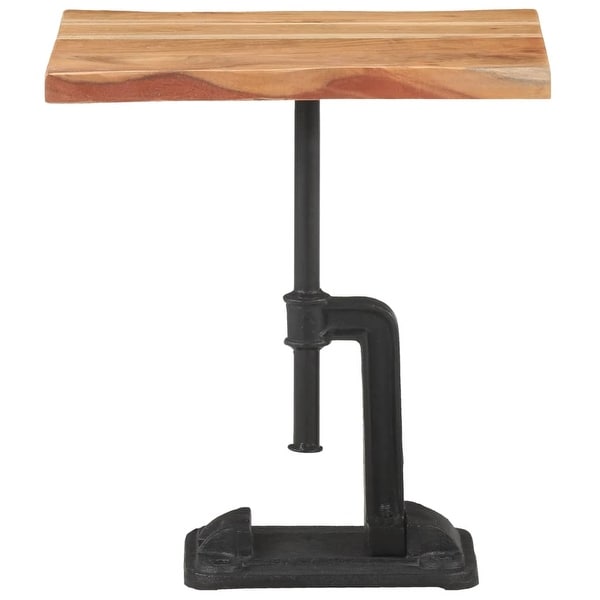 Side Table Light Wood 17.7