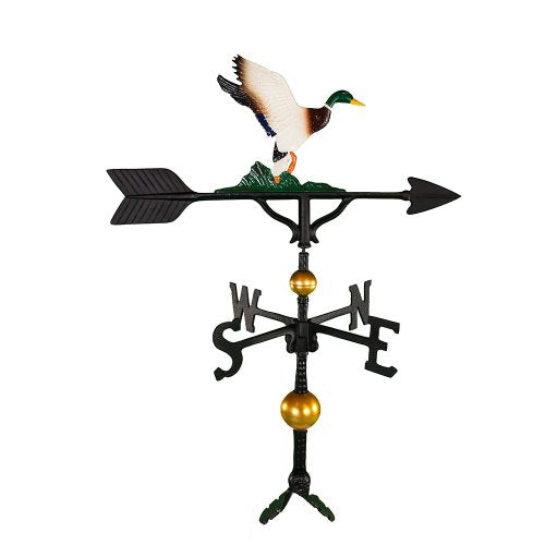 Montague Metal Products WV-370-NC 300 Series 32 In. Deluxe Color Duck Weathervane