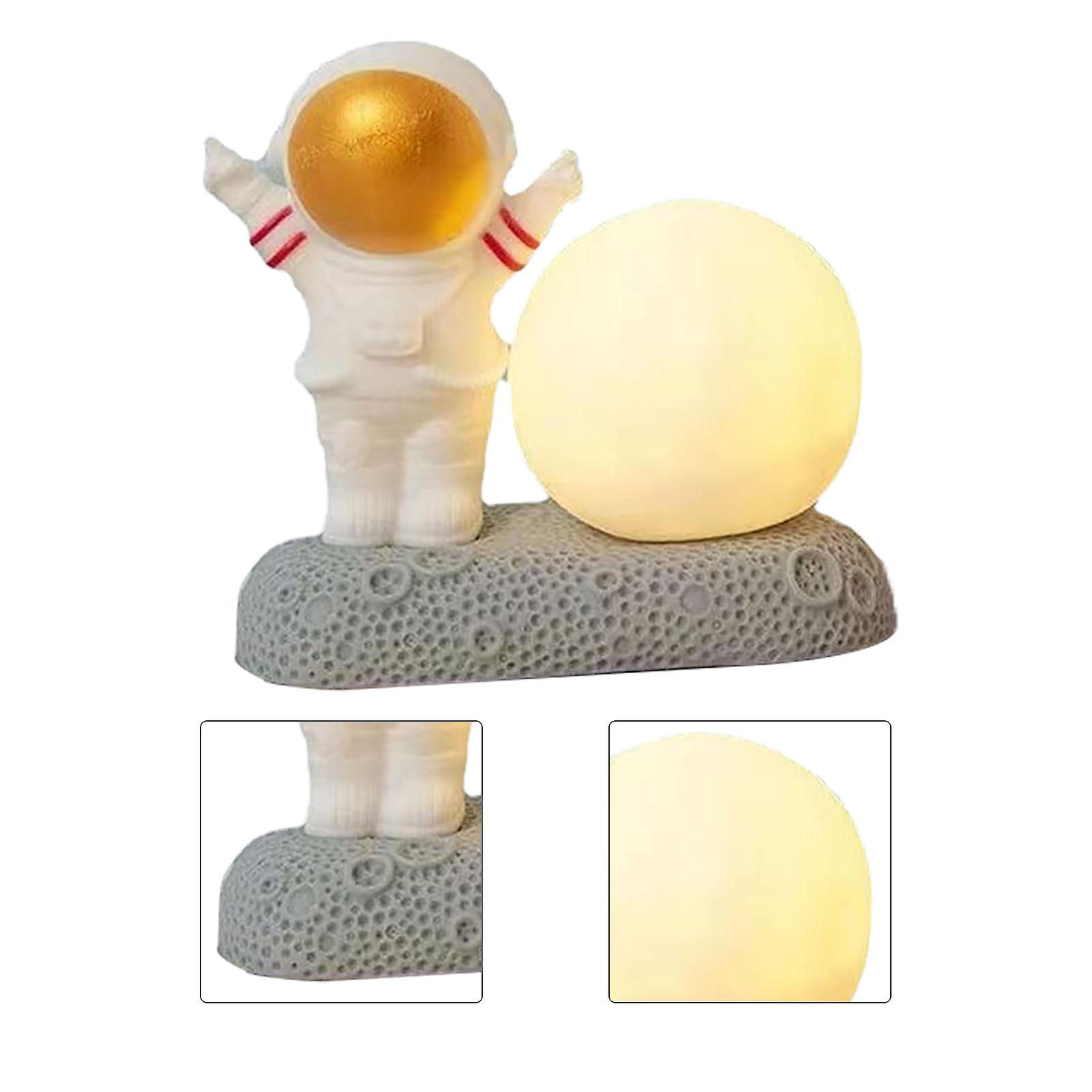 Moon Night Bedside Lamp，Spaceman Moon Night Light Night Bedside Lamp Spaceman Moon Night Lamp Ultra Responsive