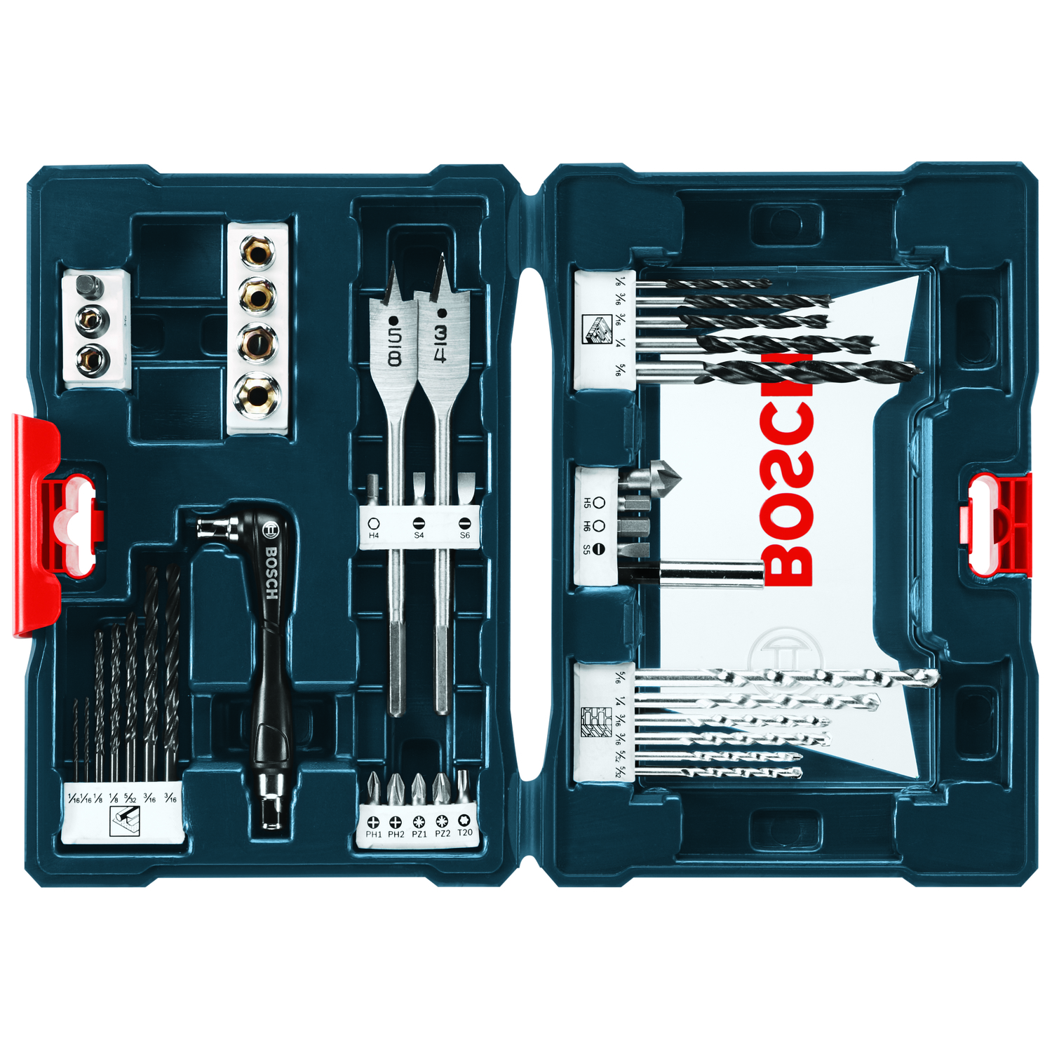 Bosch High Speed Steel Drill and Driver Bit Set 41 pc