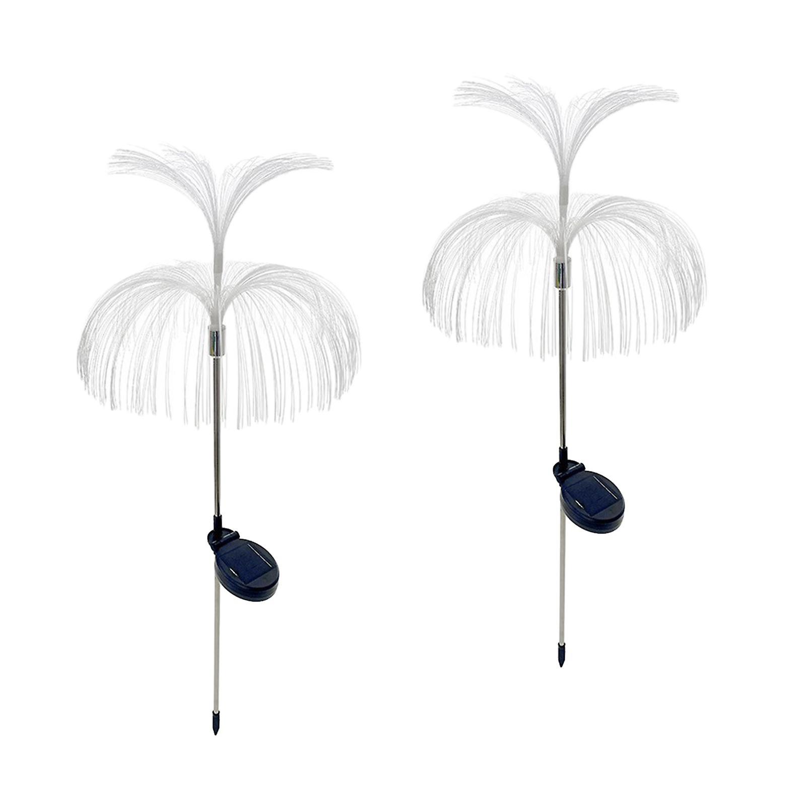 2 Pieces Jellyfish Outdoor Solar Light Outdoor Lighting Waterproof Ornaments Style B