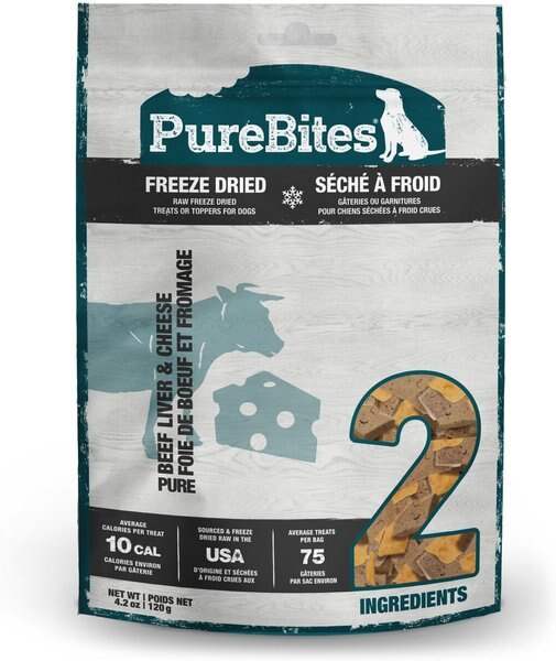 PureBites Beef and Cheese Freeze-Dried Dog Treats