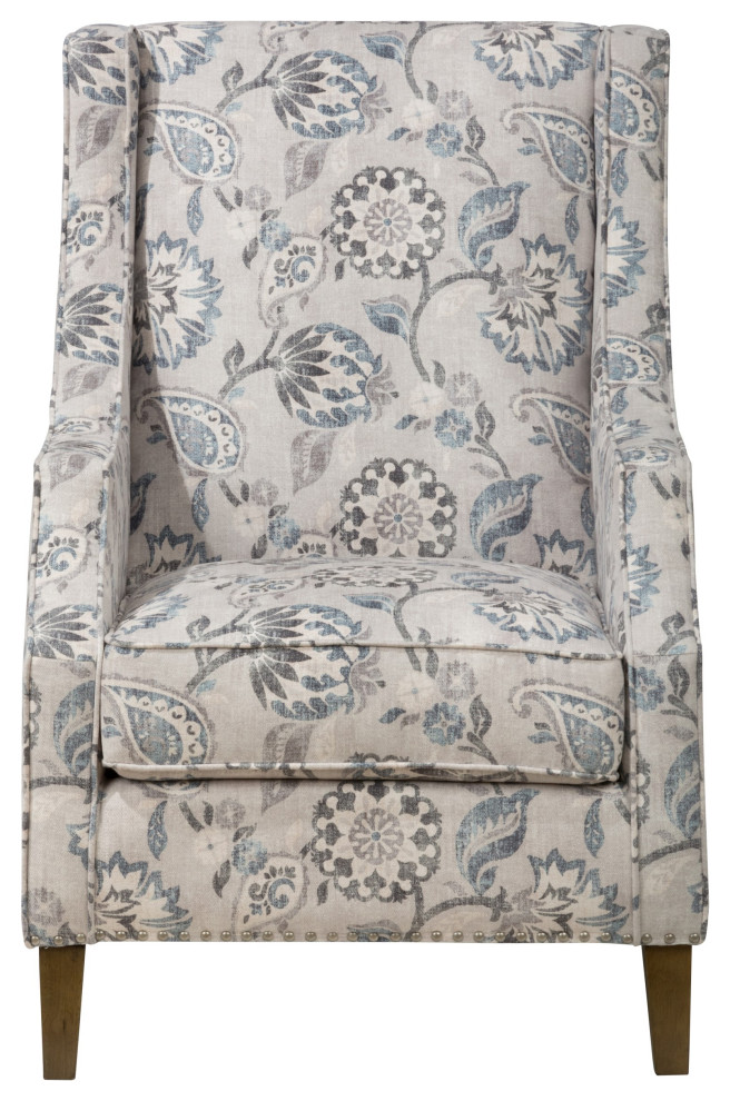 Westbrook Accent Chair  Slate   Transitional   Armchairs And Accent Chairs   by Kolibri Decor  Houzz