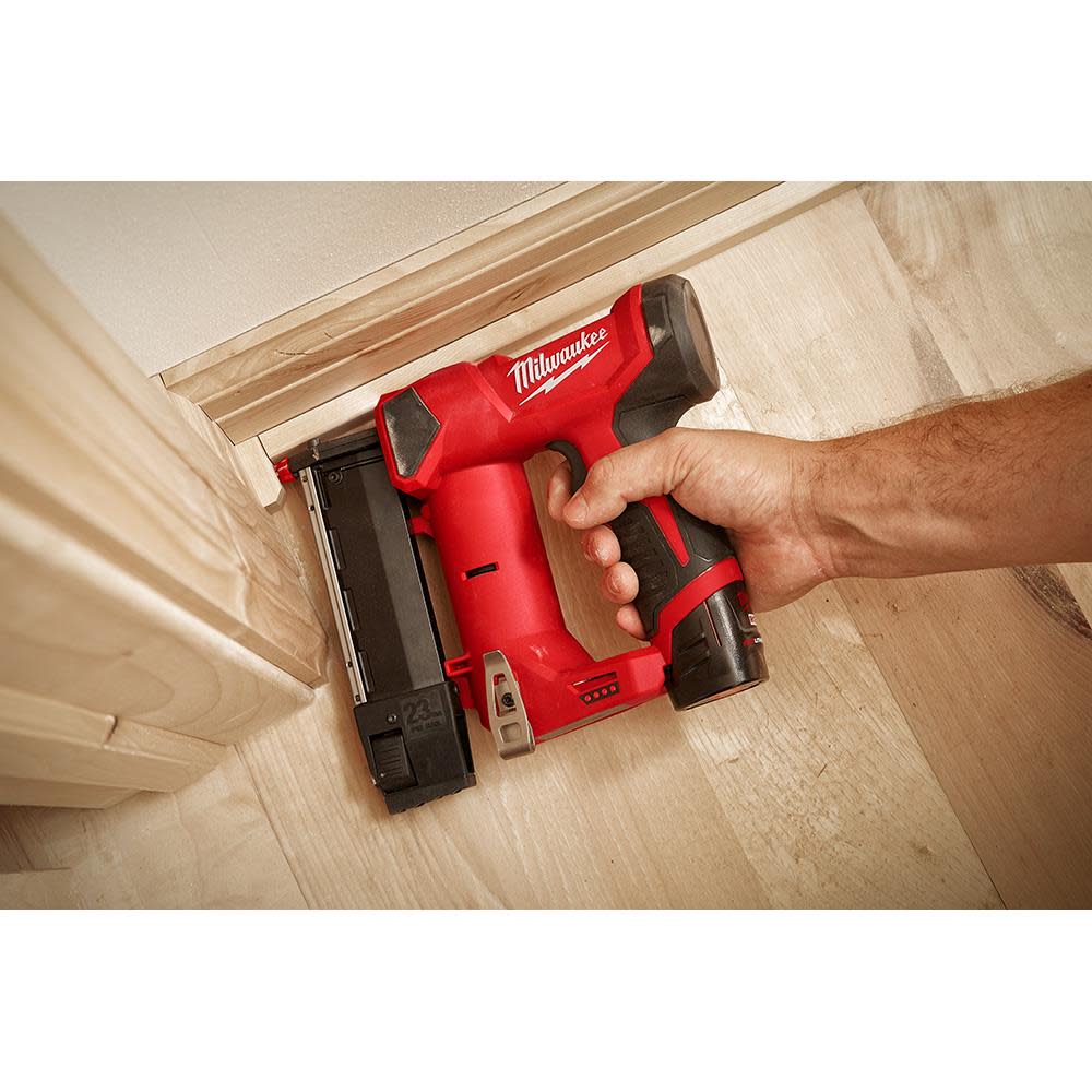 Milwaukee M12 Pin Nailer 23ga Bare Tool Reconditioned ;