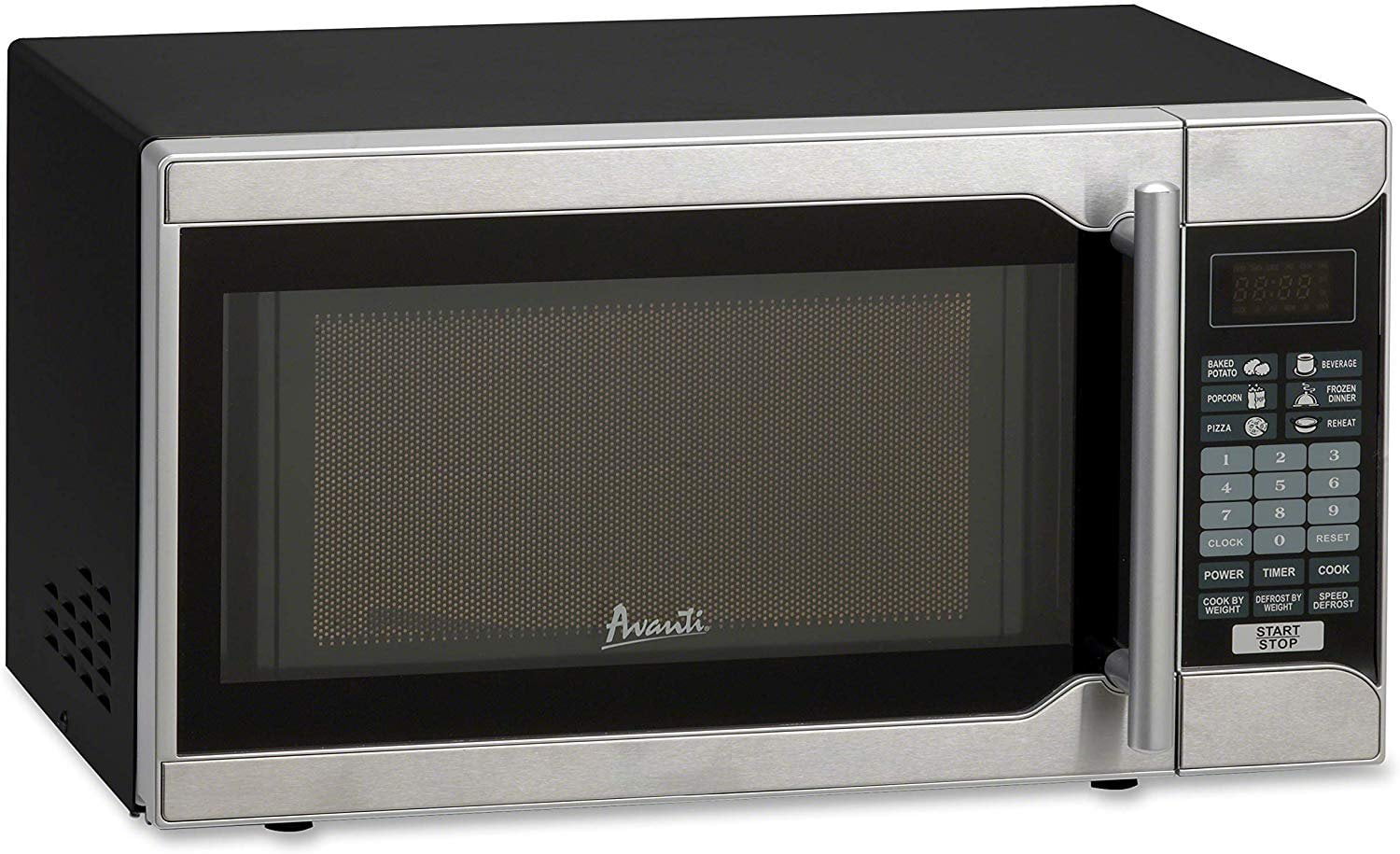 Avanti MO7103SST Counter Top Microwave Oven 0.7 Cu. Ft. Black/Stainless Steel