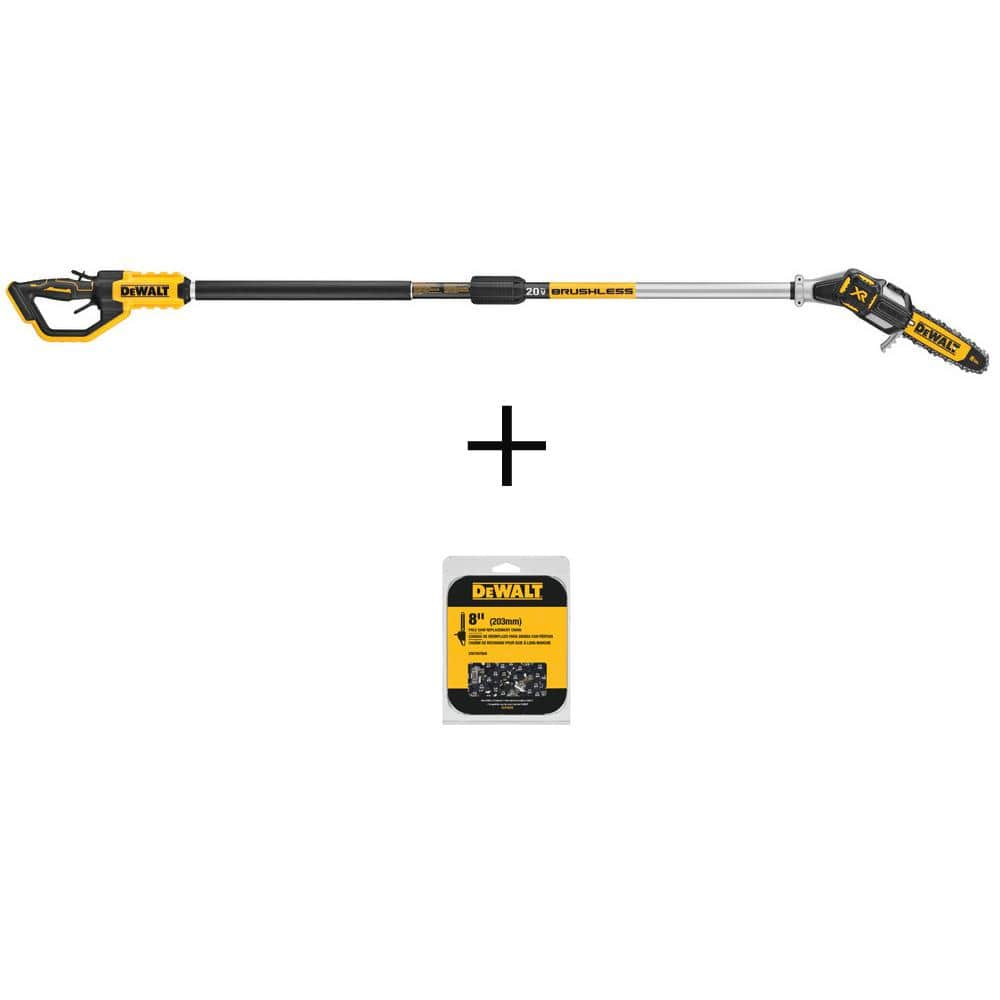 DEWALT 20V MAX 8in Cordless Battery Powered Pole Saw Tool Only