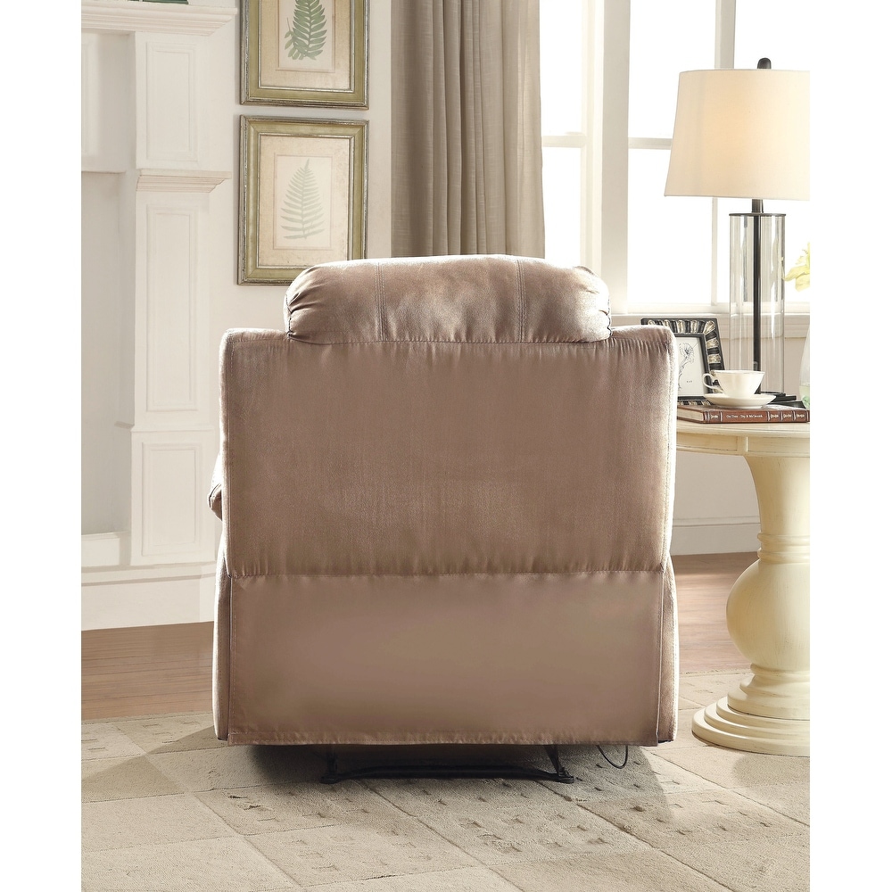 Recliner with Motion Reclining Mechanism and Pillow Top  External Latch Handle for Family Living Room Etc