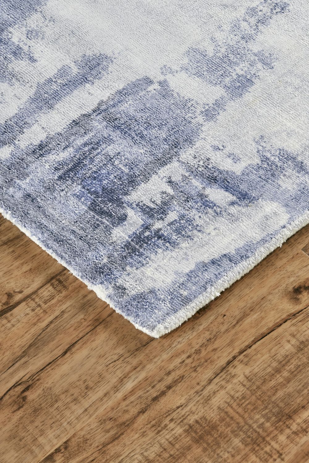 Cashel Hand Woven Misty Blue Rug by BD Fine