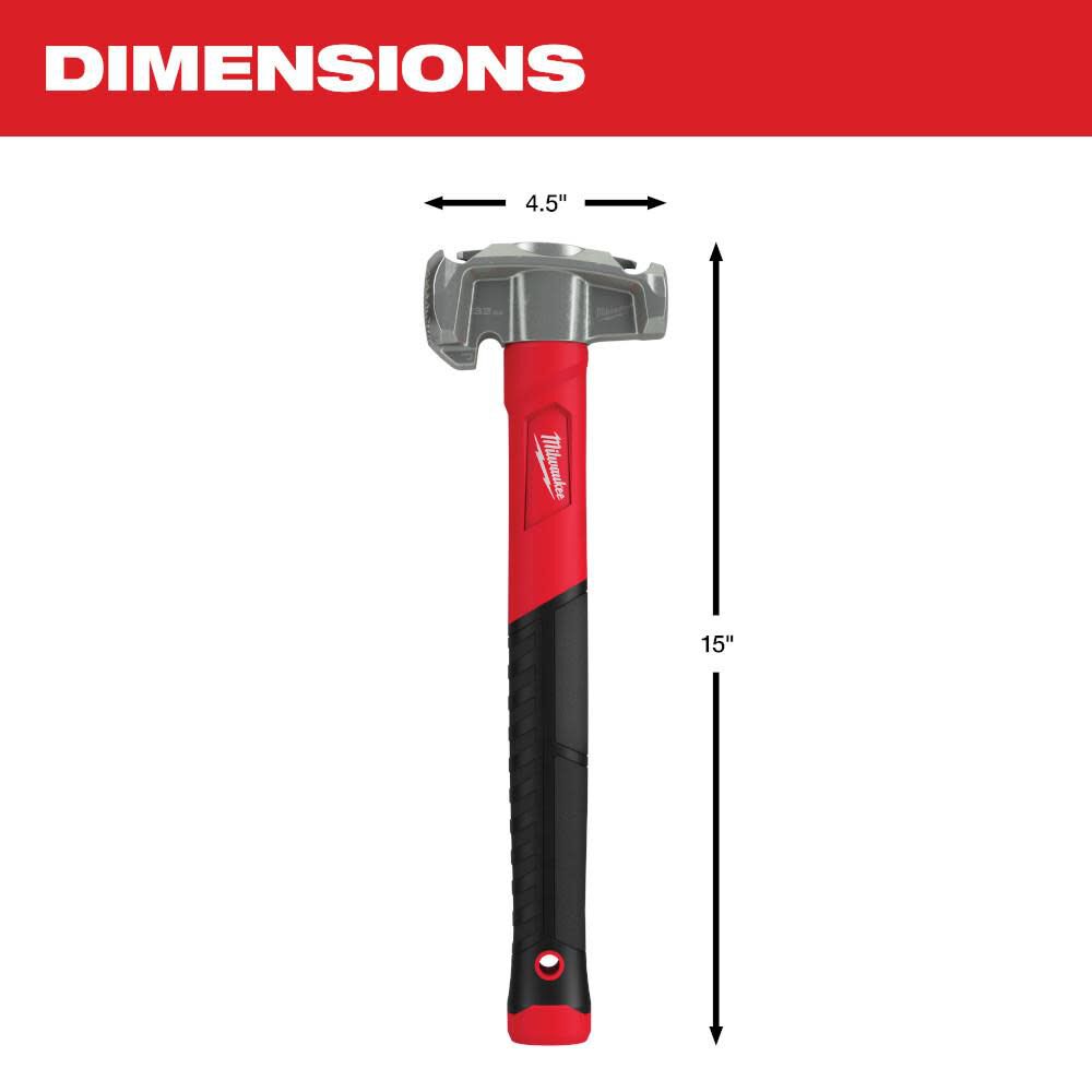 Milwaukee Lineman Hammer 4 in 1 48-22-9040 from Milwaukee