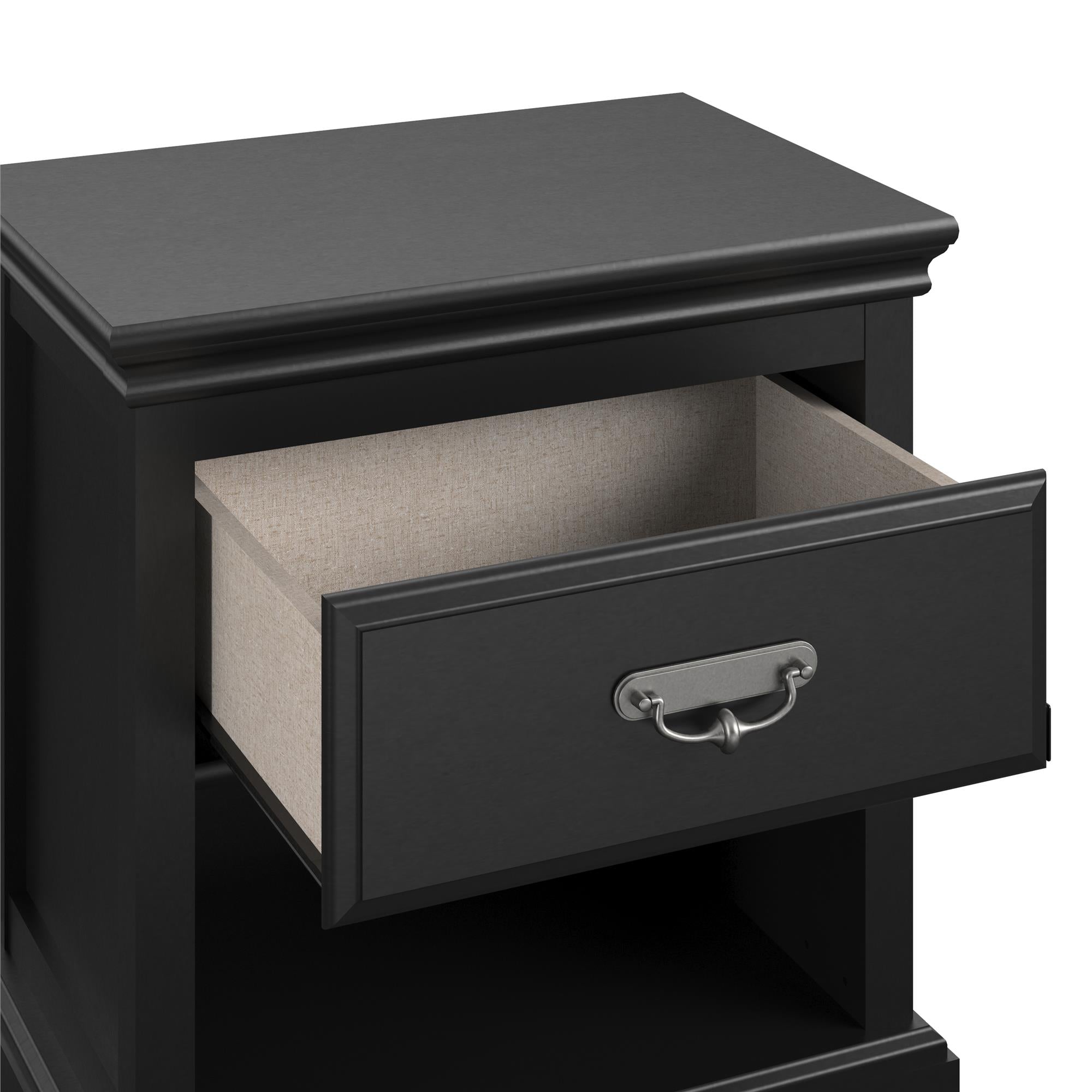 Ameriwood Home Vox Nightstand, Black