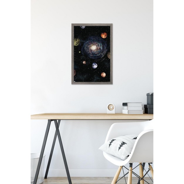 Trends International Galaxy Framed Wall Poster Prints