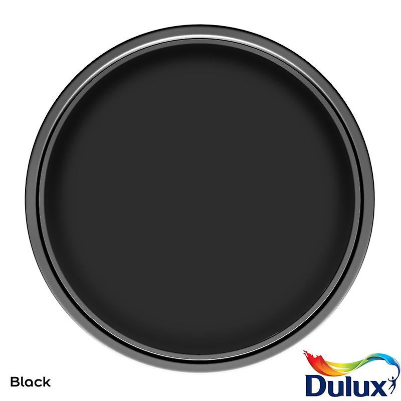 Dulux - Quick Dry Satinwood Paint 750ml Black