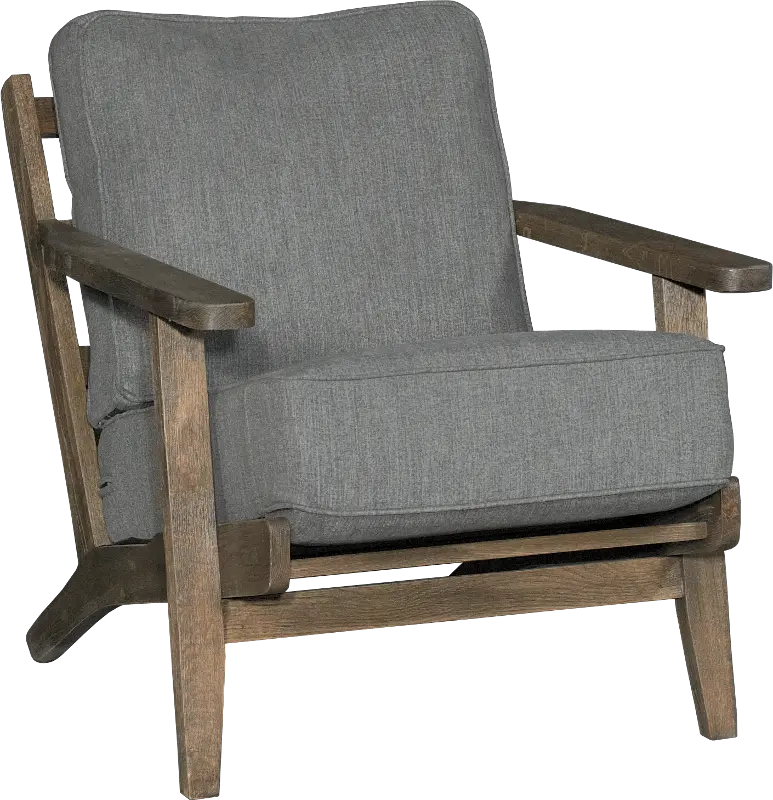 Metro Contemporary Graphite Gray Accent Chair