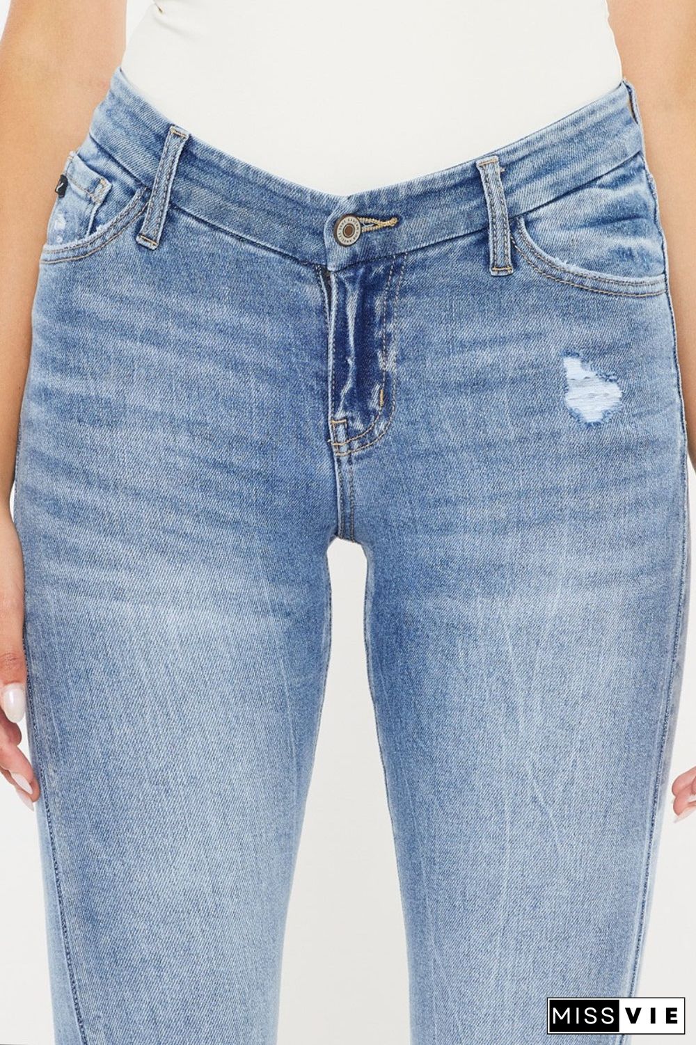 High Waist Cat's Whiskers Skinny Jeans