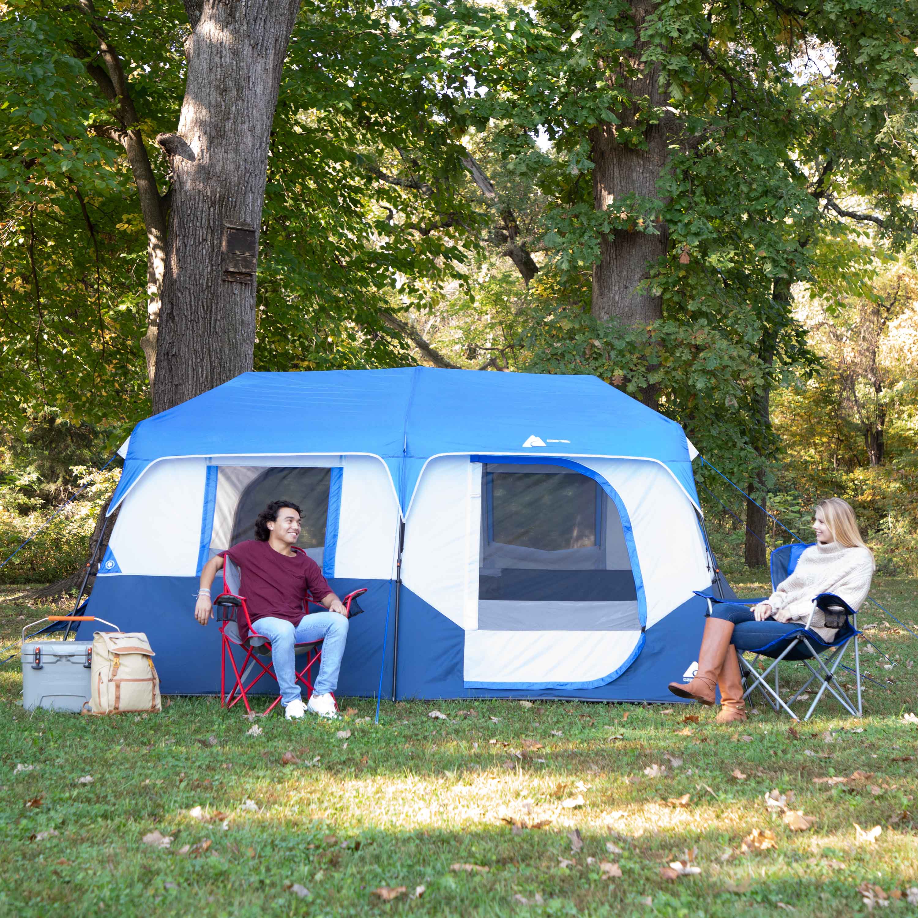 Ozark Trail 8-Person Cabin Tent with LED Lighted Poles