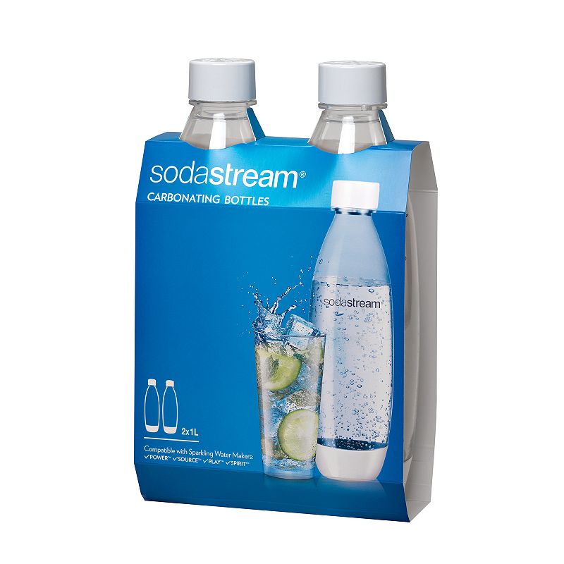 SodaStream 1-Liter Slim Carbonating Bottle 2-pk.