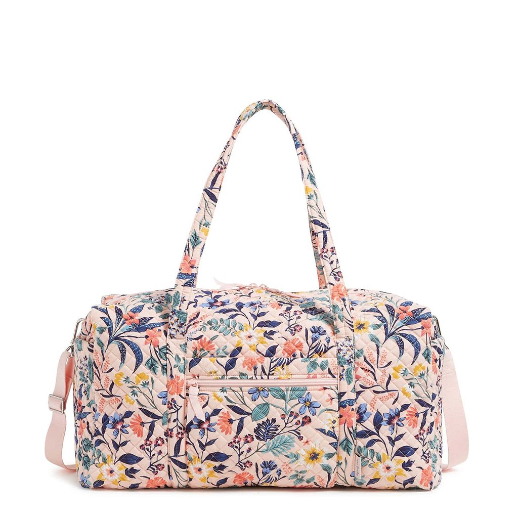 Vera Bradley  Large Travel Duffel Bag in Paradise Coral