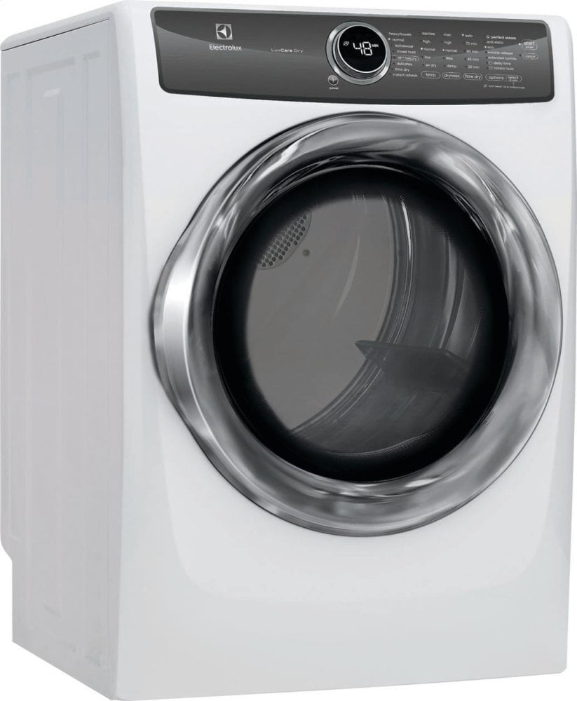 Electrolux EFME527UIW Front Load Perfect Steam™ Electric Dryer With Luxcare® Dry And Instant Refresh - 8.0 Cu. Ft.