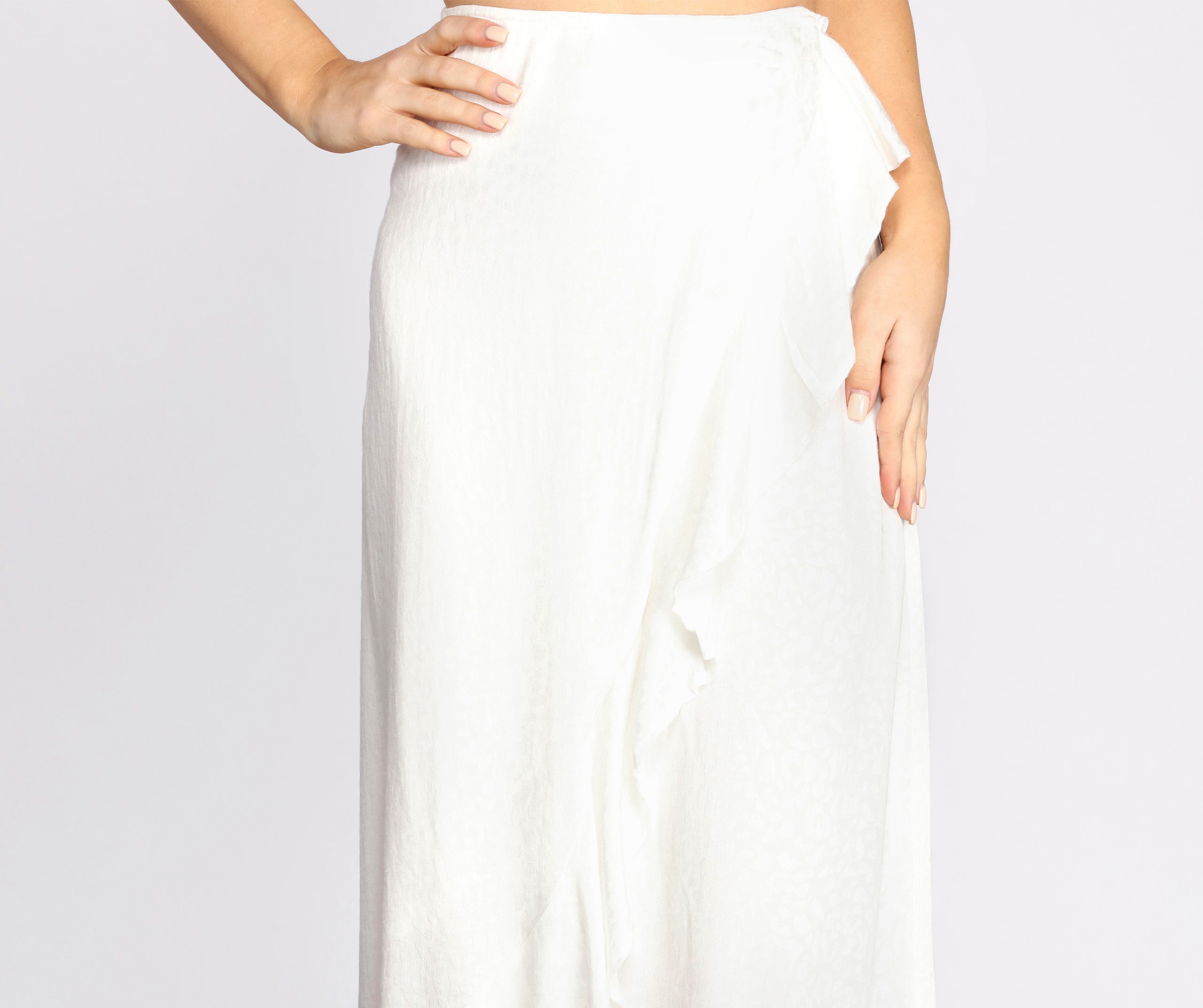 Wrap Me In Ruffles Maxi Skirt