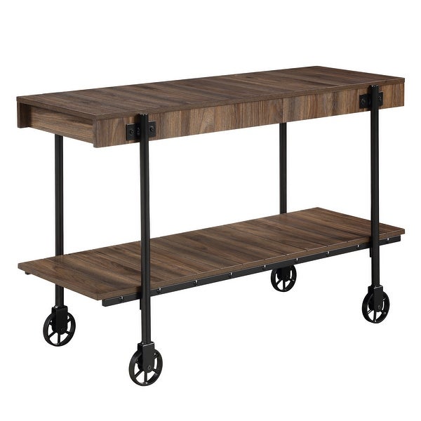 Hyssop Industrial 47-in Console Table by Furniture of America