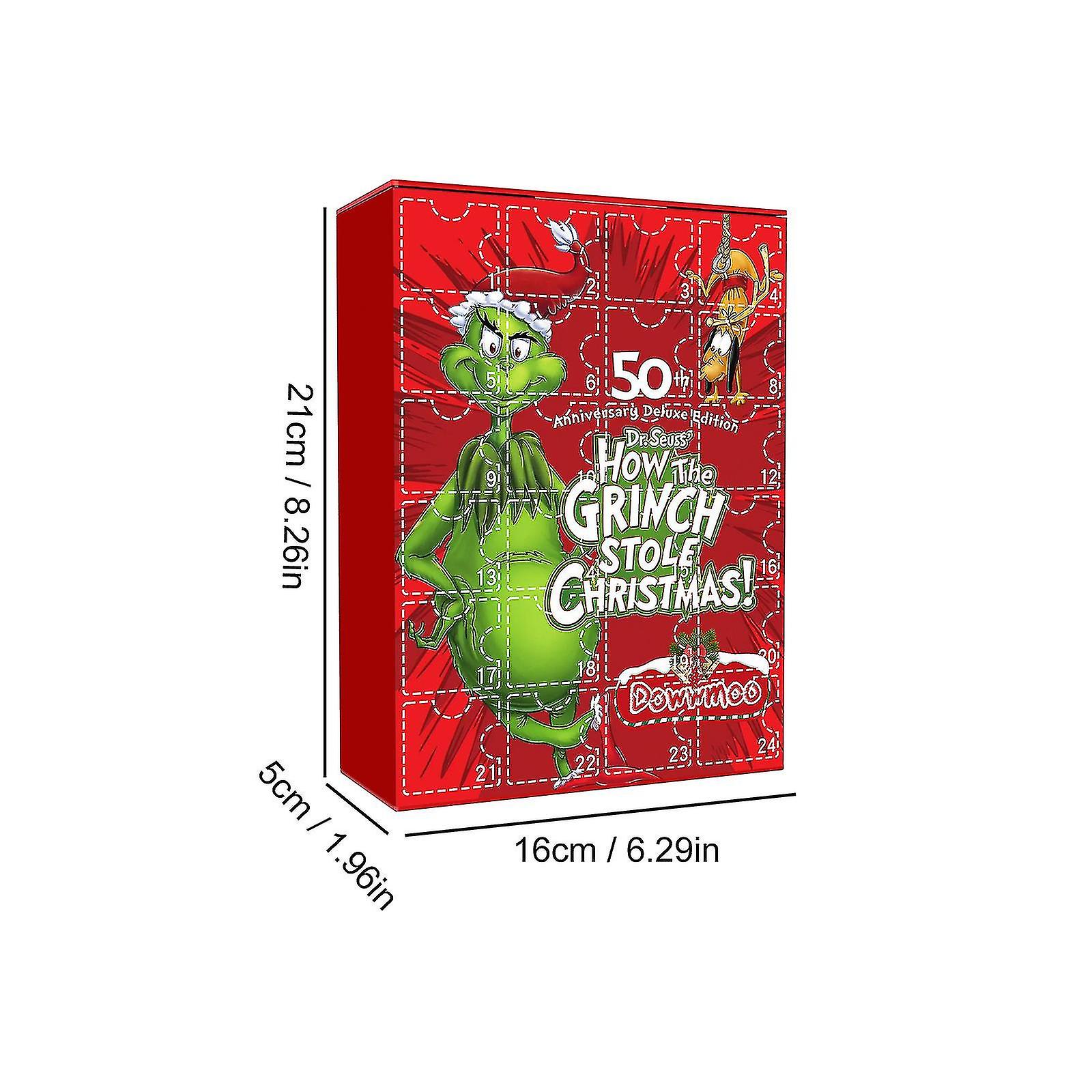 24pcs Grinch Advent Calendar Blind Box