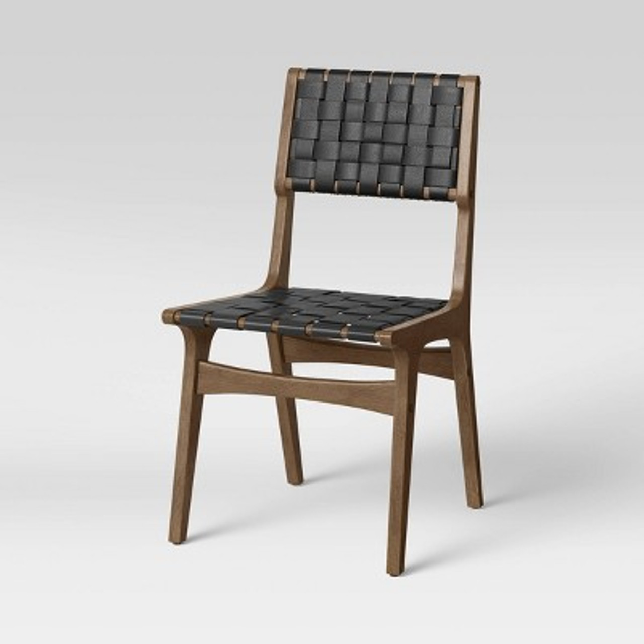 Ceylon Woven Dining Chair Black/Walnut - Opalhouse