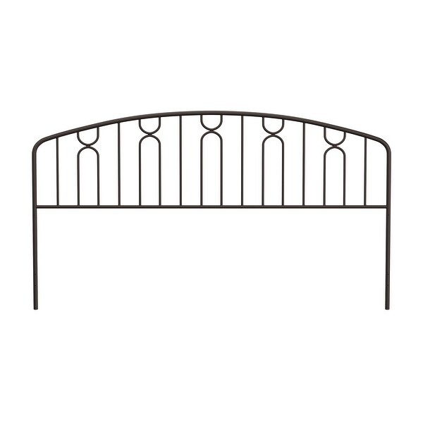 Hillsdale Furniture Riverbrooke Bronze Metal Arch Scallop Headboard - - 34579194