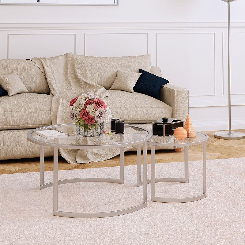 Finley and Sloane Mitera Round Coffee Table