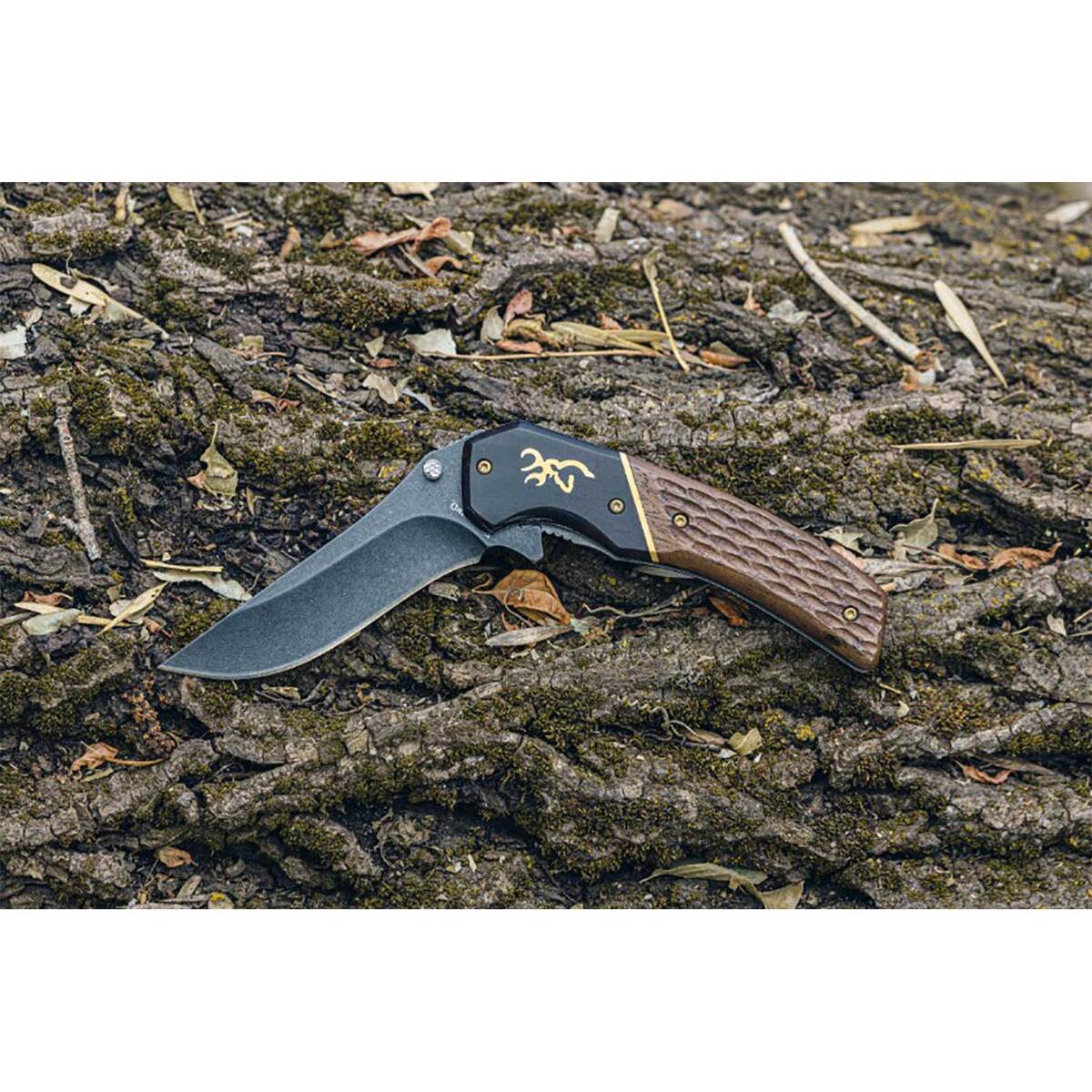 Browning Hunter 3.5 inch Folding Knife  Brown