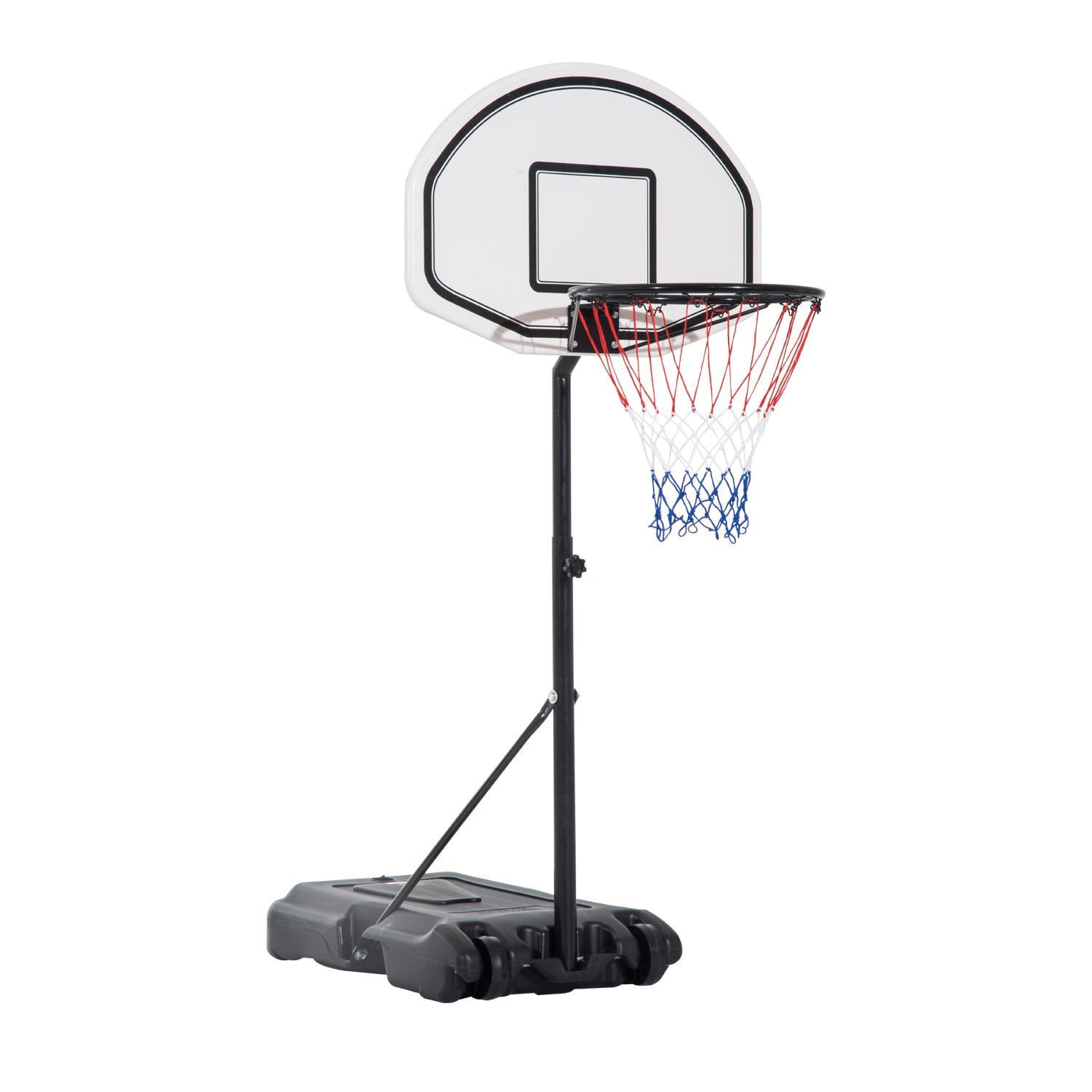 Ametoys 30 In. Backboard Height Adjustable Portable Basketball System Hoop