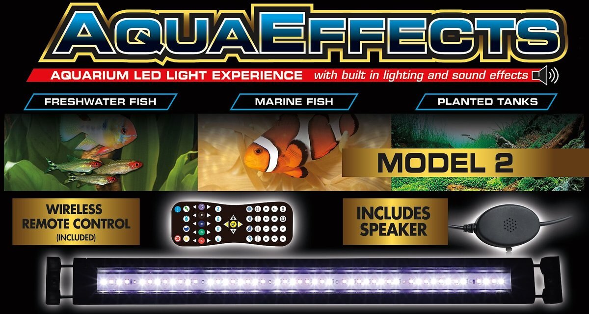 Zoo Med AquaEffects Model 2 LED Aquarium Light