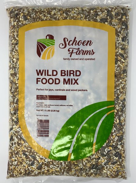 Schoen Farms Wild Bird Food Mix， 5-lb bag