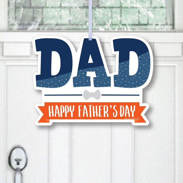 Big Dot Of Happiness Happy Father x27 s Day Hanging Porch We Love Dad Party Outdoor Decorations Front Door Decor 1 Piece Sign