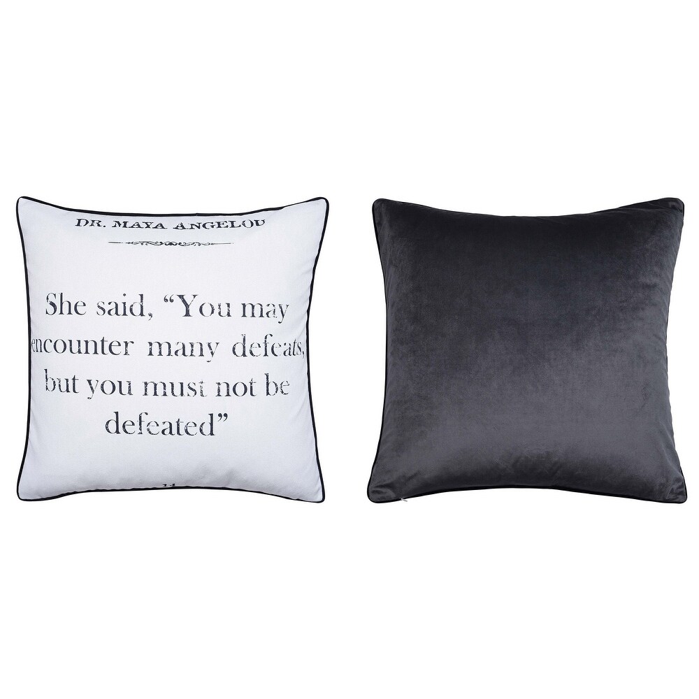 Dann Foley   Double Sided Quote Pillow