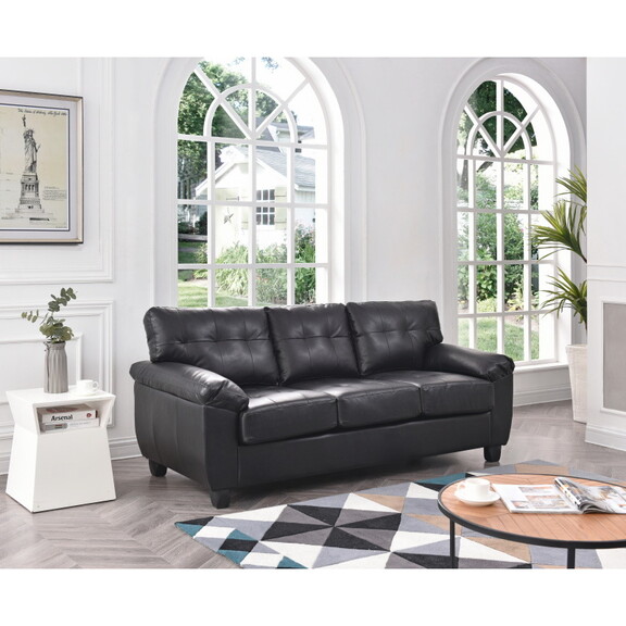 Glory Furniture Gallant G903A S Sofa  BLACK B078S0...