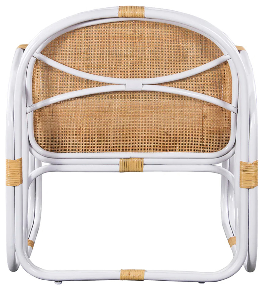 Matthew Izzo Home Latitude Caned Lounge Chair   Tropical   Armchairs And Accent Chairs   by Matthew Izzo  Houzz