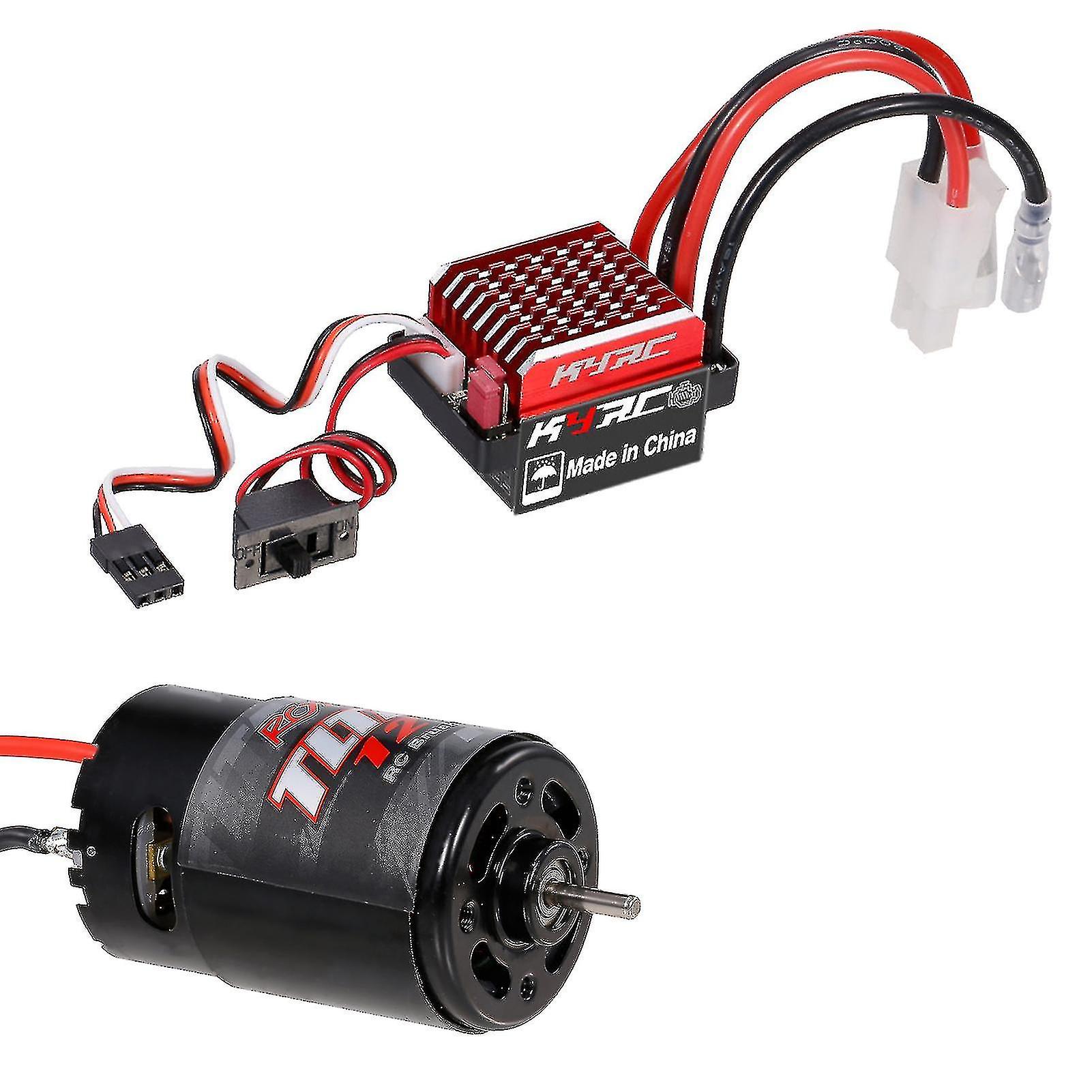 Brushed Motor Smooth Tough Corrosion-resistant Precise Stable Metal Rock Crawler Motor Esc For 550