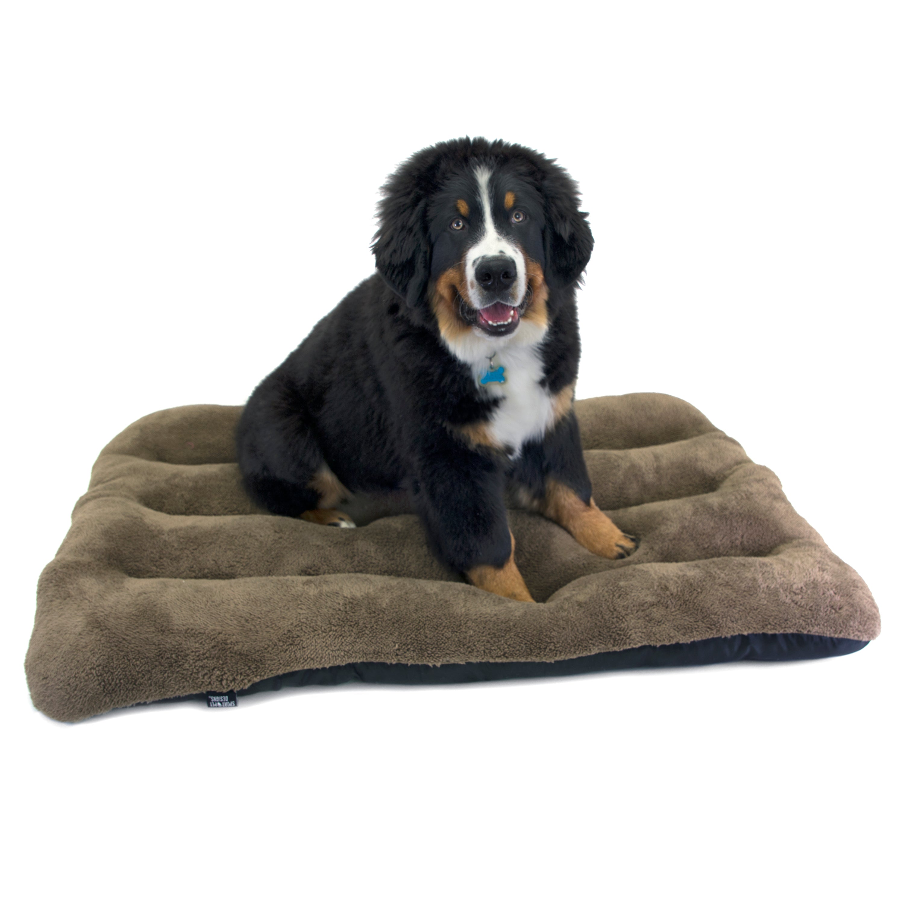 Sport Pet Waterproof Dog Bed, Brown, 46"L x 30"W x 3.9"H, Fits SportPet Airline Kennel