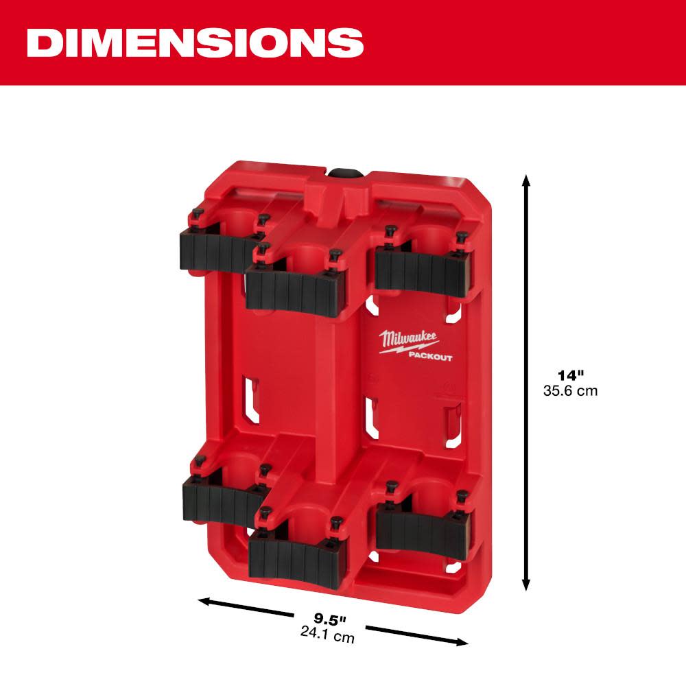 Milwaukee PACKOUT Long Handle Tool Rack