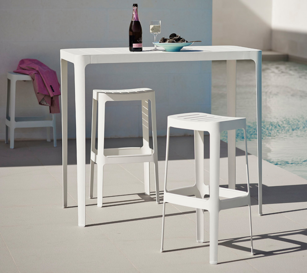 Cane line Cut bar stool  stackable  11402AS   Contemporary   Outdoor Bar Stools And Counter Stools   by Morning Design Group  Inc  Houzz