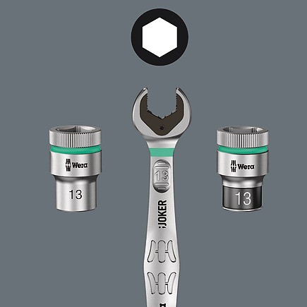 Wera 05004076001 8100 Sc 6 Zyklop Speed Ratchet Se...