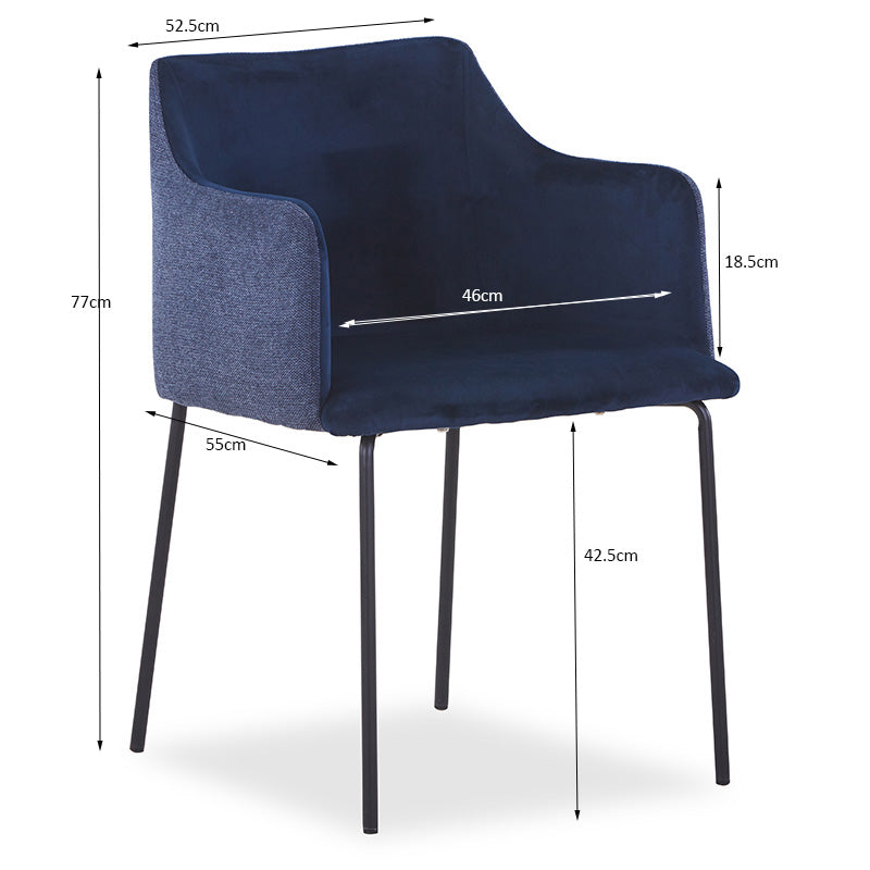 ANKI  Armchair - Blue