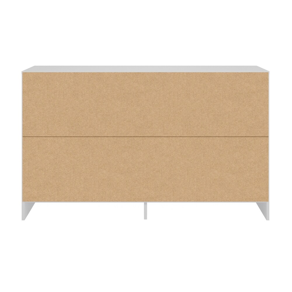 Vail 6 Drawer Dresser   White