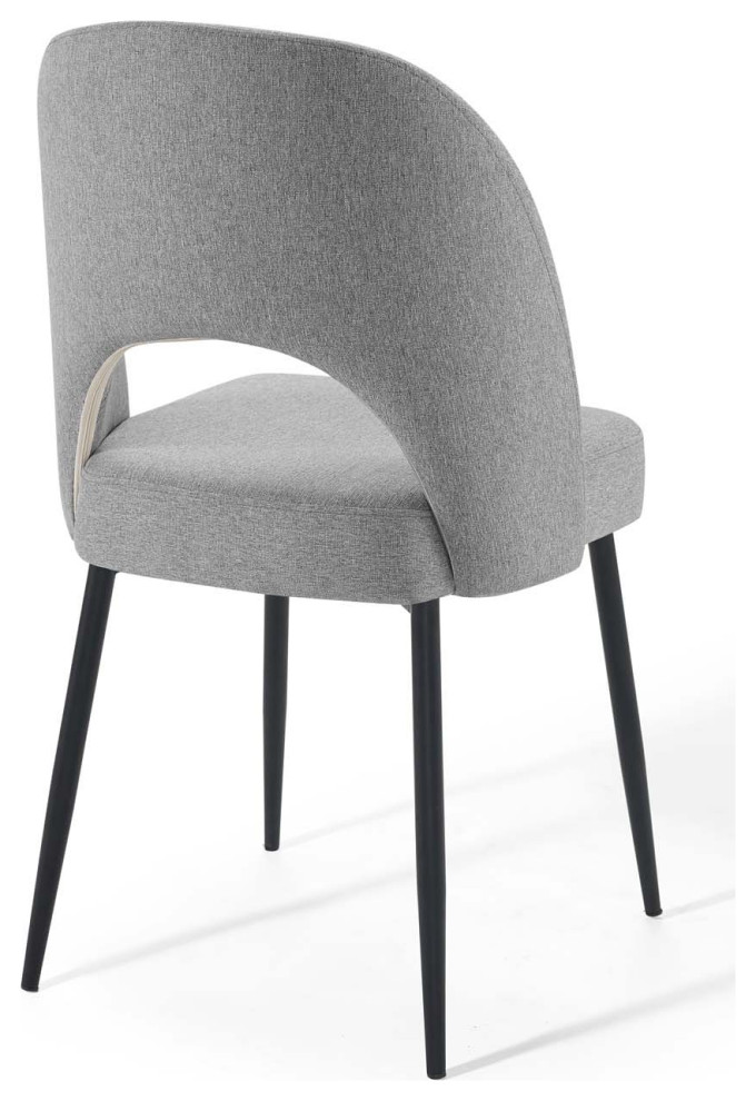 Rouse Upholstered Fabric Dining Side Chair   Midcentury   Dining Chairs   by Modway  Houzz